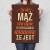 Poster metal Jeśli  mąż chrapie gift