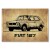 Poster metal Fiat 127 gift