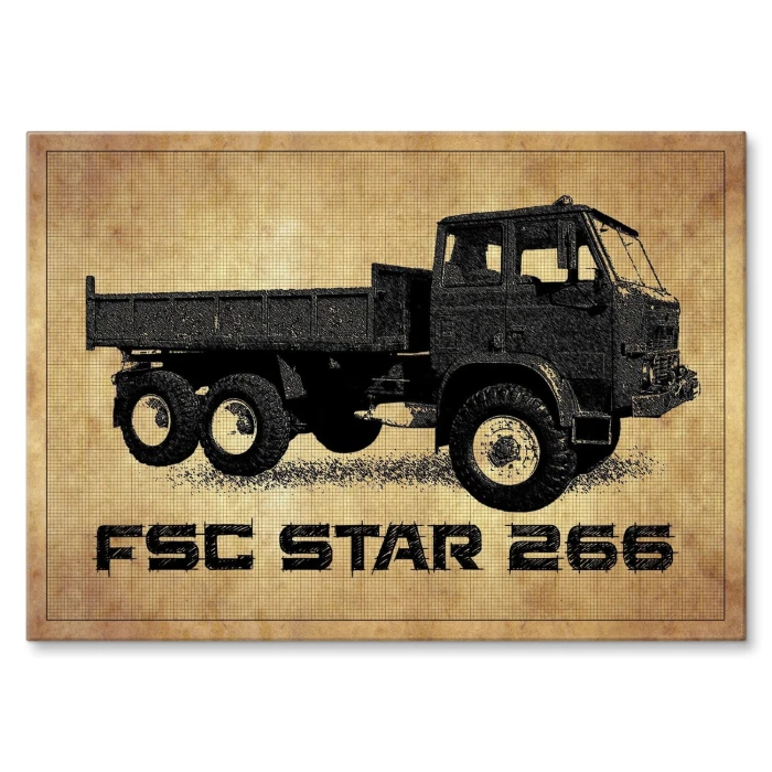 Poster metal FSC  Star 266 gift