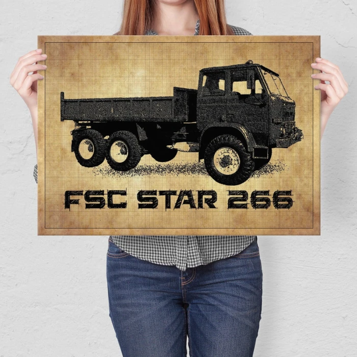 Poster metal FSC  Star 266 gift