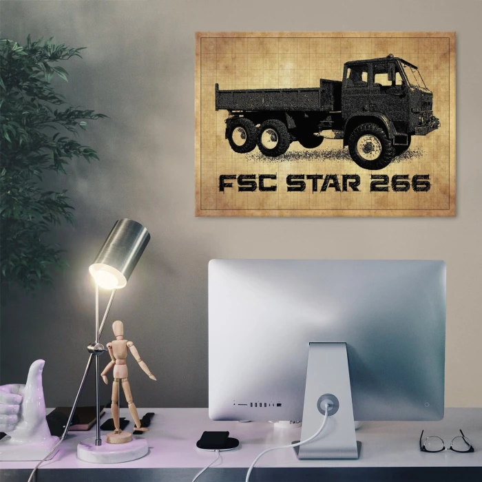 Poster metal FSC  Star 266 gift