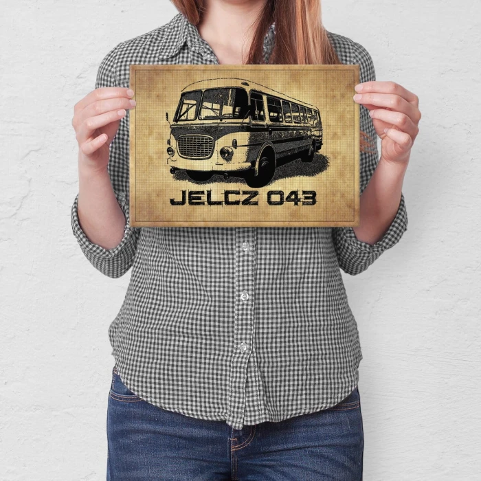 Poster metal Jelcz 043 gift