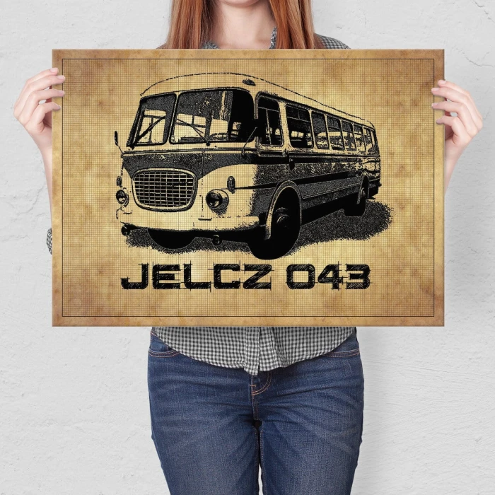 Plakat metalowy Jelcz 043 Prezent
