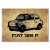 Poster metal Fiat 126p rys gift