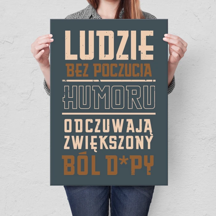 Poster metal Ból dupy gift