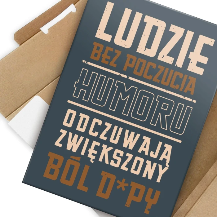 Plakat metalowy Ból dupy Prezent