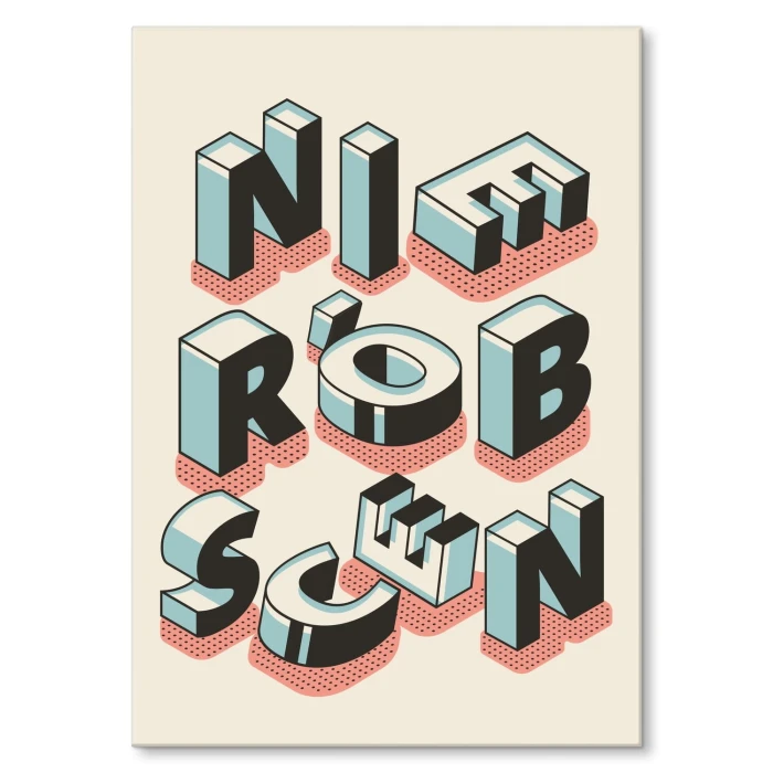 Plakat metalowy Nie rób scen Prezent