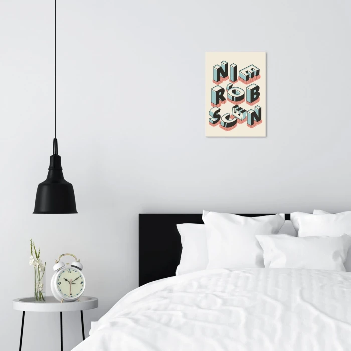 Plakat metalowy Nie rób scen Prezent