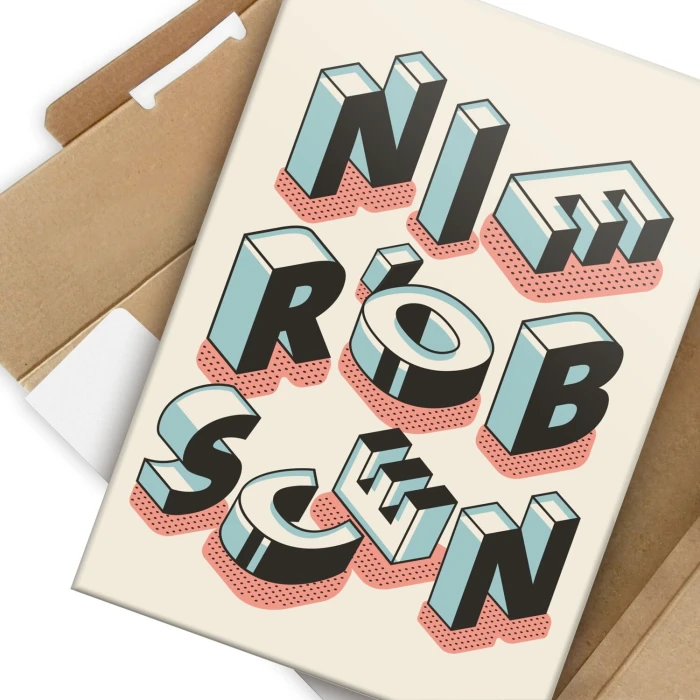 Plakat metalowy Nie rób scen Prezent