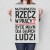 Poster metal Najtrudniejsza rzecz w pracy gift