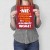 Poster metal nie podchodź do idioty gift