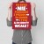 Poster metal nie podchodź do idioty gift