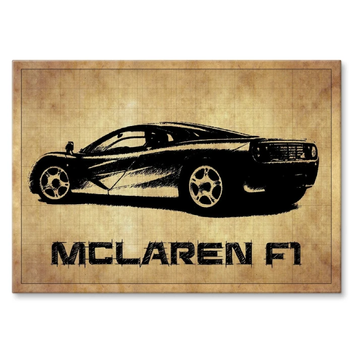 Poster metal mclaren f1 gift