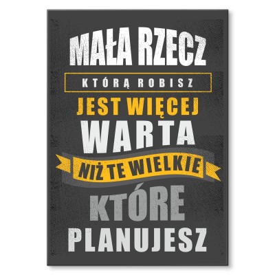 Poster metal mała rzecz gift