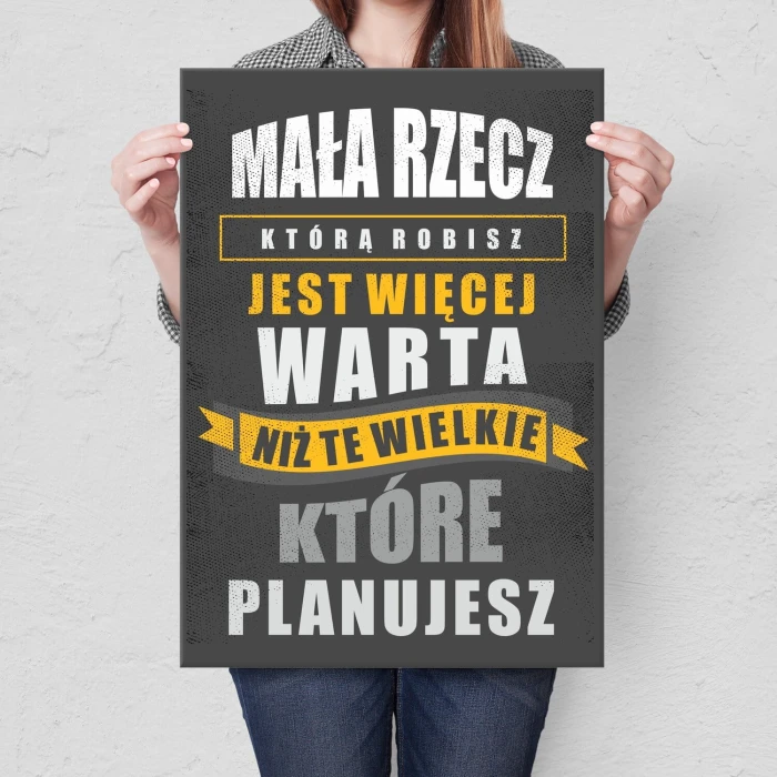 Poster metal mała rzecz gift