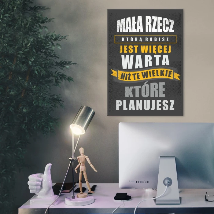 Poster metal mała rzecz gift