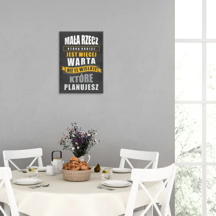 Plakat metalowy mała rzecz Prezent