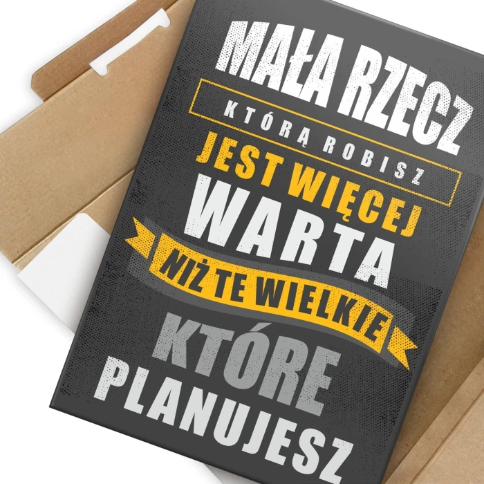 Plakat metalowy mała rzecz Prezent