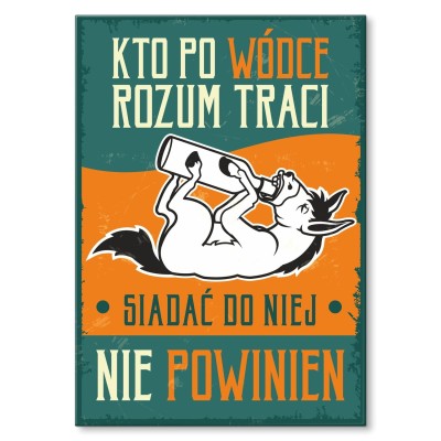 Plakat metalowy  Prezent
