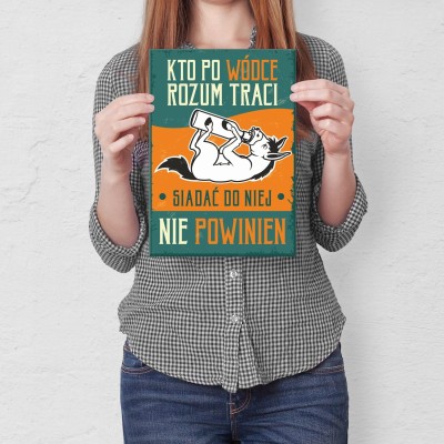 Plakat metalowy  Prezent