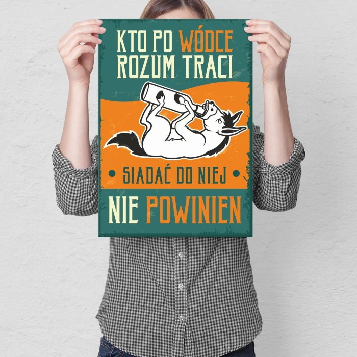 Plakat metalowy  Prezent