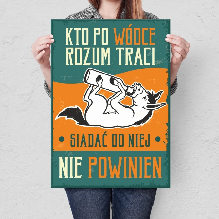 Plakat metalowy  Prezent