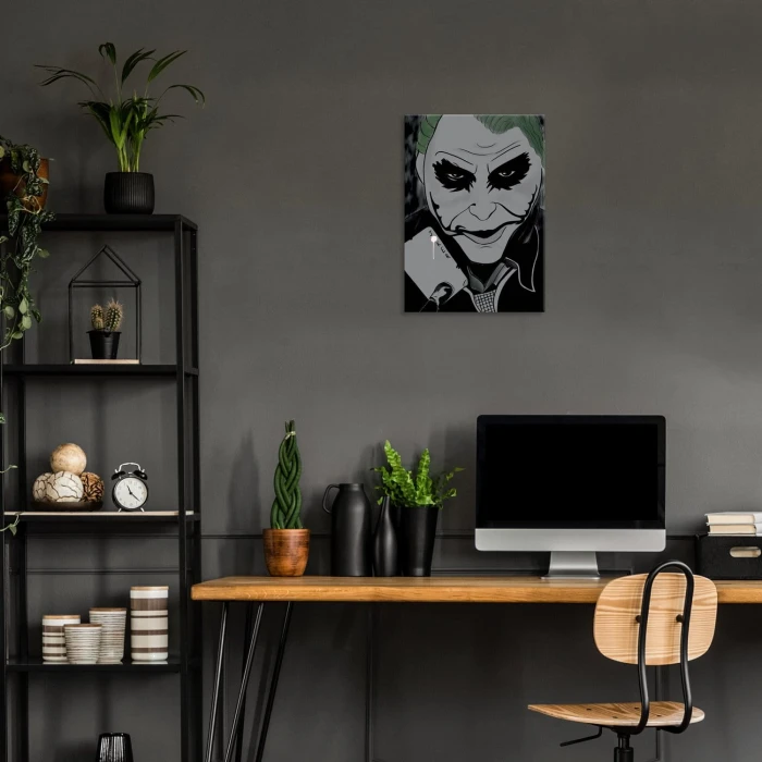 Plakat metalowy Masked man Prezent