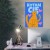 Poster metal kotam cię gift