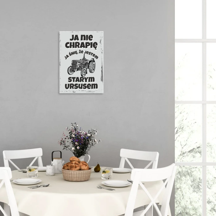 Poster metal stary ursus gift