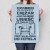 Poster metal największy ciężar gift