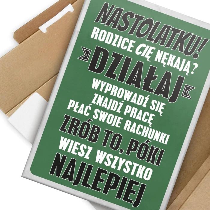 Poster metal nastolatku gift