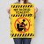 Poster metal nie blokuj toalety gift