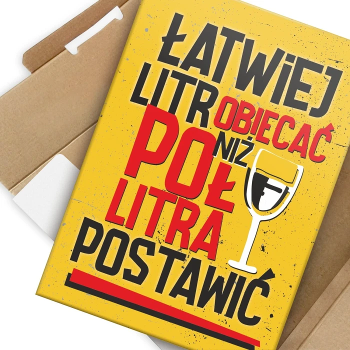 Poster metal łatwiej litr obiecać gift