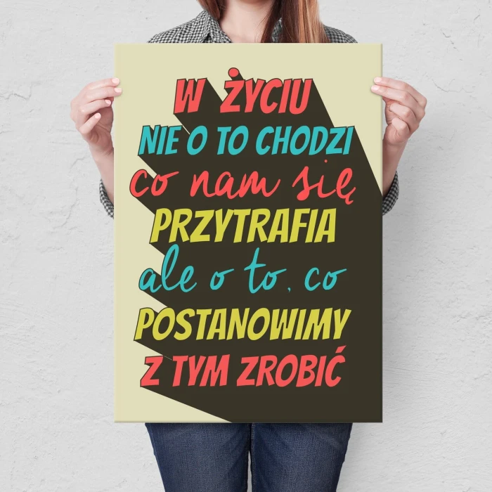 Poster metal nie chodzi o to gift