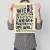 Poster metal nie wierz we wszystko gift