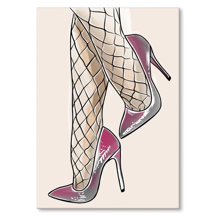 Plakat metalowy Szpilki Prezent