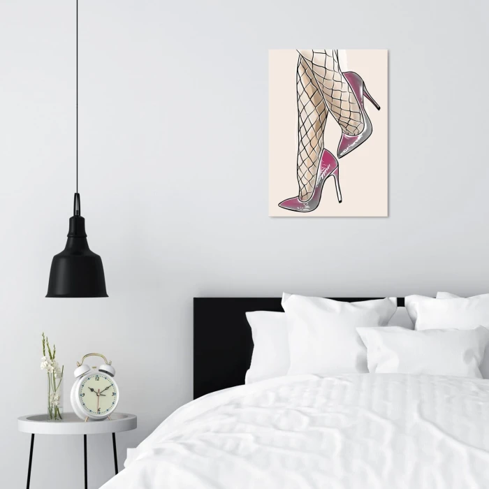 Plakat metalowy Szpilki Prezent