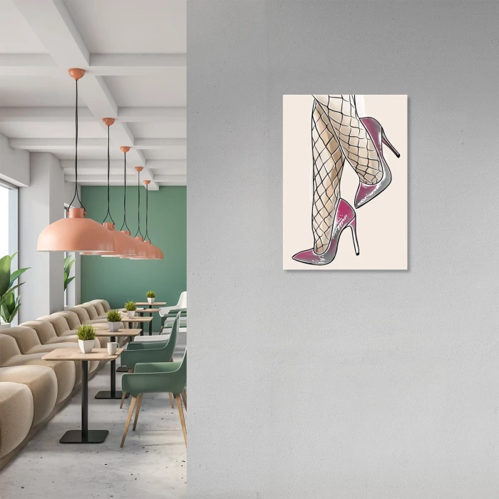 Plakat metalowy Szpilki Prezent