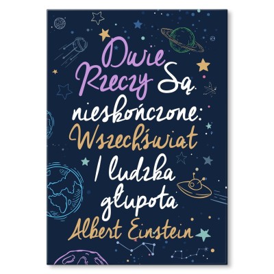 Plakat metalowy Są dwie rzeczy Prezent
