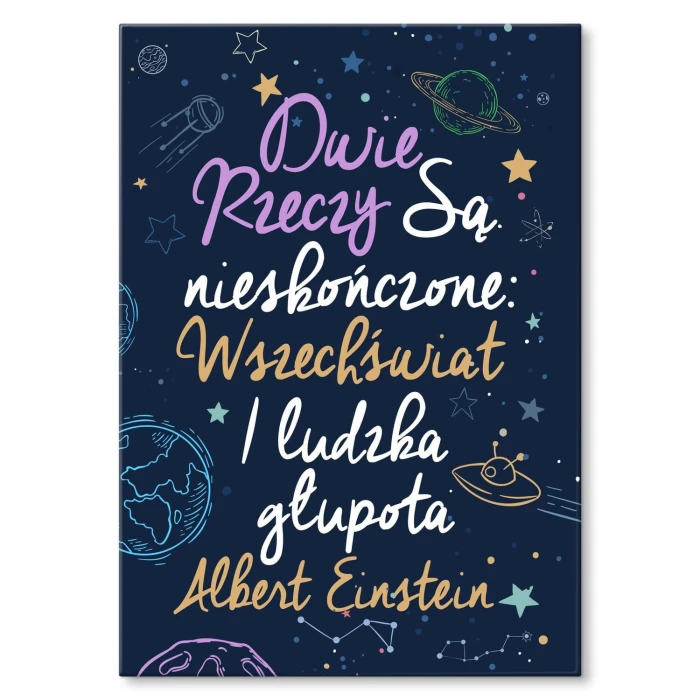 Poster metal Są dwie rzeczy gift