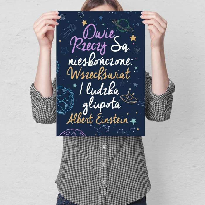 Plakat metalowy Są dwie rzeczy Prezent