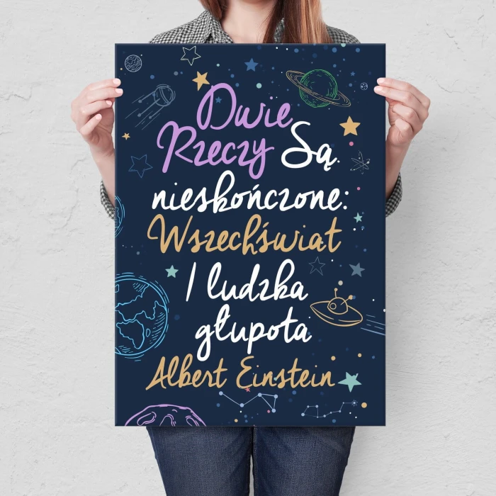 Poster metal Są dwie rzeczy gift