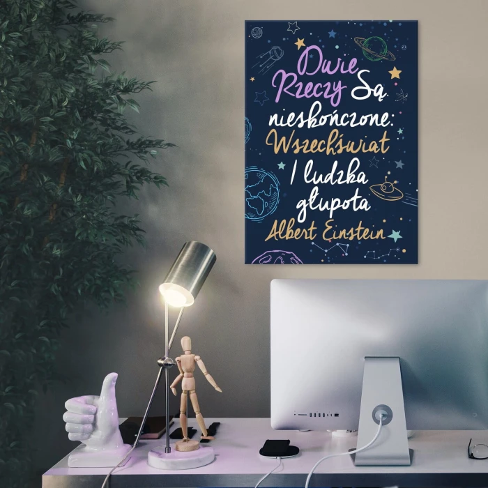 Poster metal Są dwie rzeczy gift