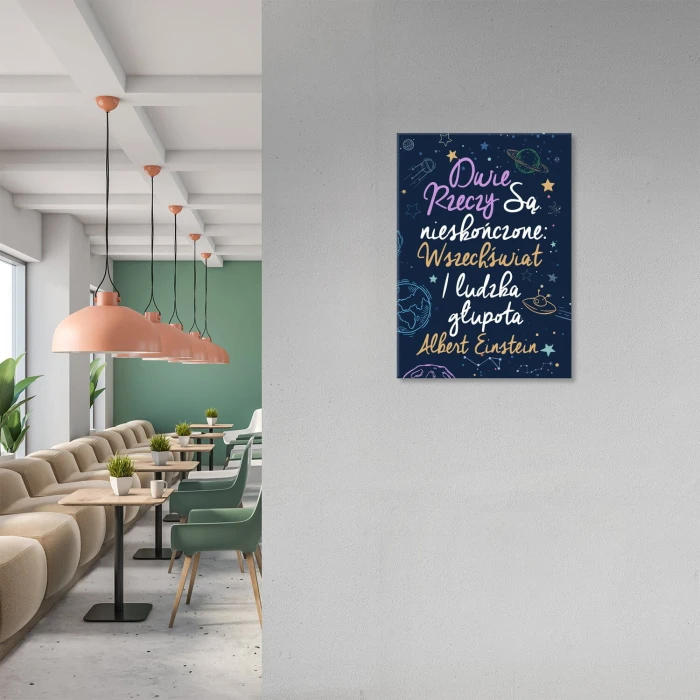 Poster metal Są dwie rzeczy gift