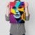 Poster metal kobieta abstrakcja gift