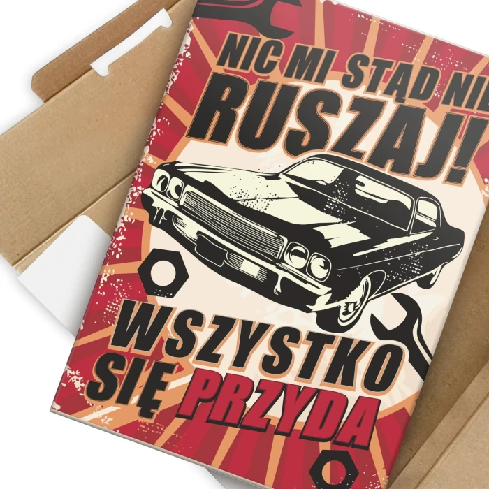 Poster metal Nic mi nie ruszaj gift
