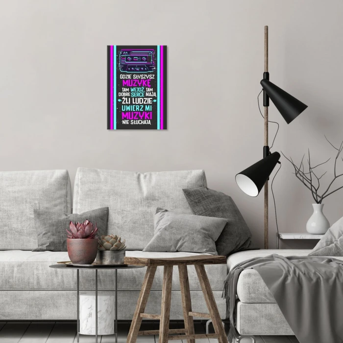 Poster metal muzyka gift