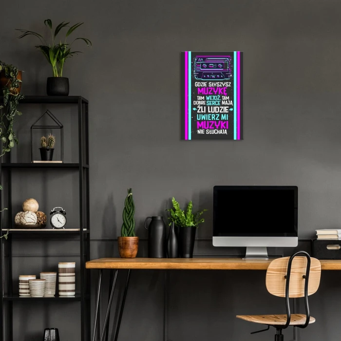 Poster metal muzyka gift