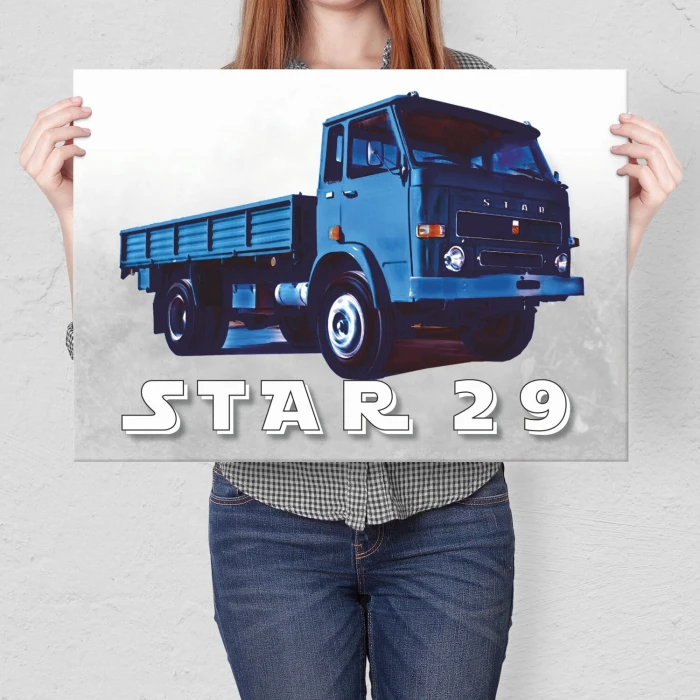 Poster metal STAR 29 gift