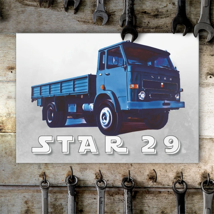 Poster metal STAR 29 gift